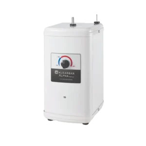 מערכת חימום מים מתחת לכיור (תת כיורי) בצבע לבן דגם KLEARBAR DRAGON למזיגת מים דרך ברז יעודי