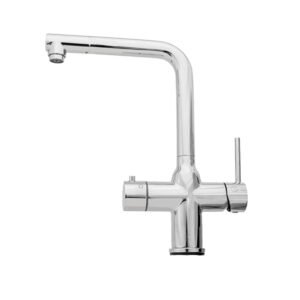 TAO - ברז ראשי חכם בעיצוב מרובע מודרני, המשלב 4 פונקציות מתקדמות במוצר אחד אלגנטי